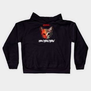 Ch Ch Ch...Meow Meow Meow Kids Hoodie